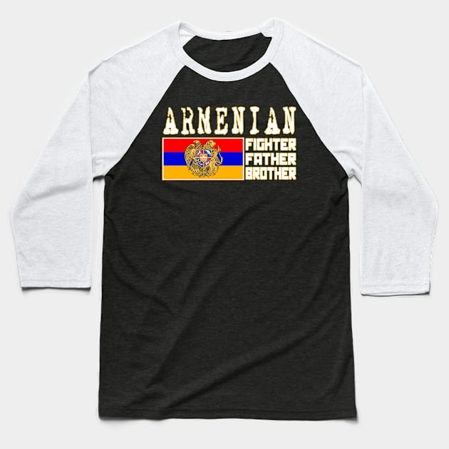 Armenian D4Fighter Father Brother, Armenia Flag, Armenia Baseball T-Shirt by Jakavonis